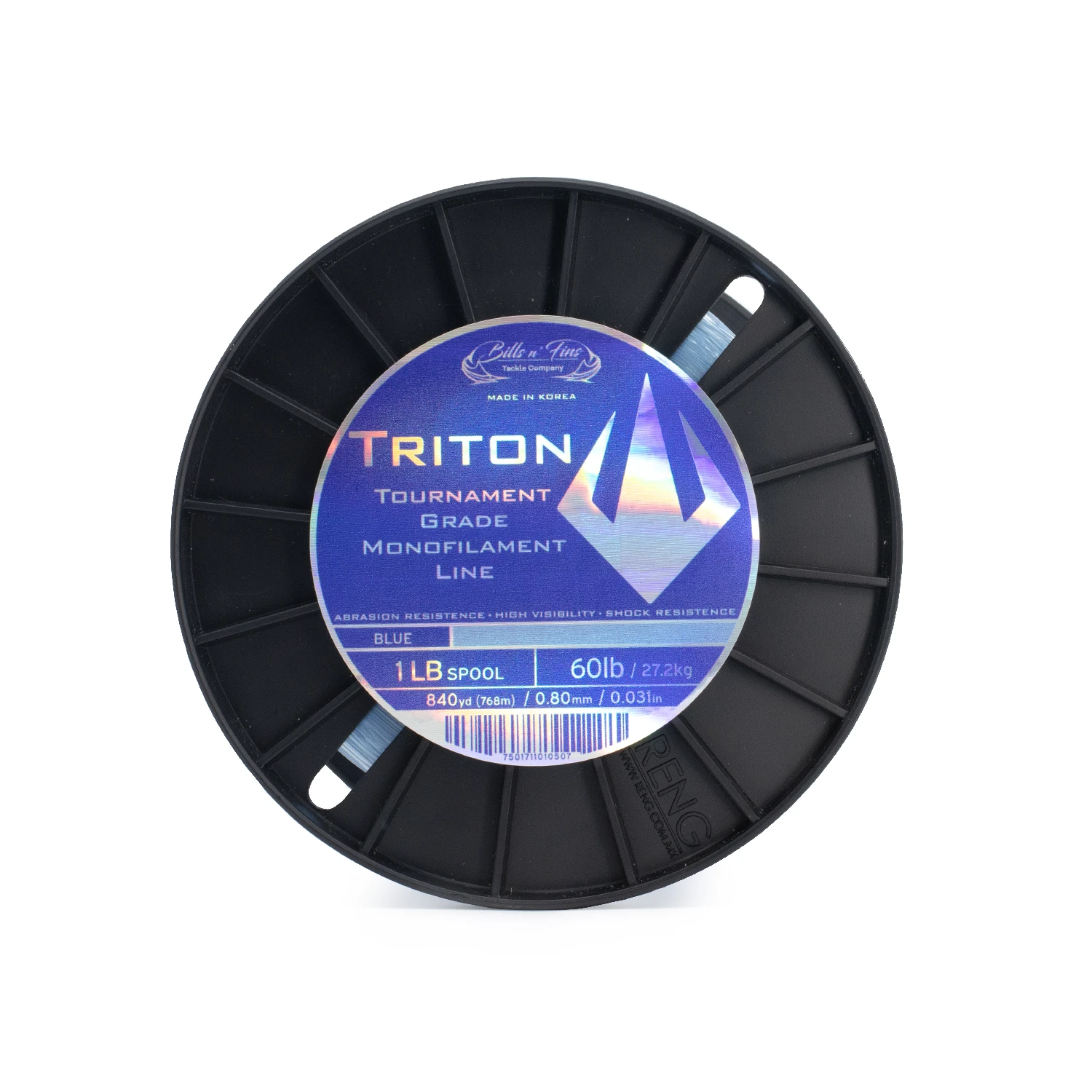 Bills N Fins Triton Tournament Mono Line 1 LB Blue